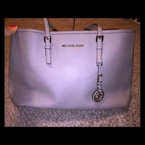 Michael Kors Purse- Grey, large.